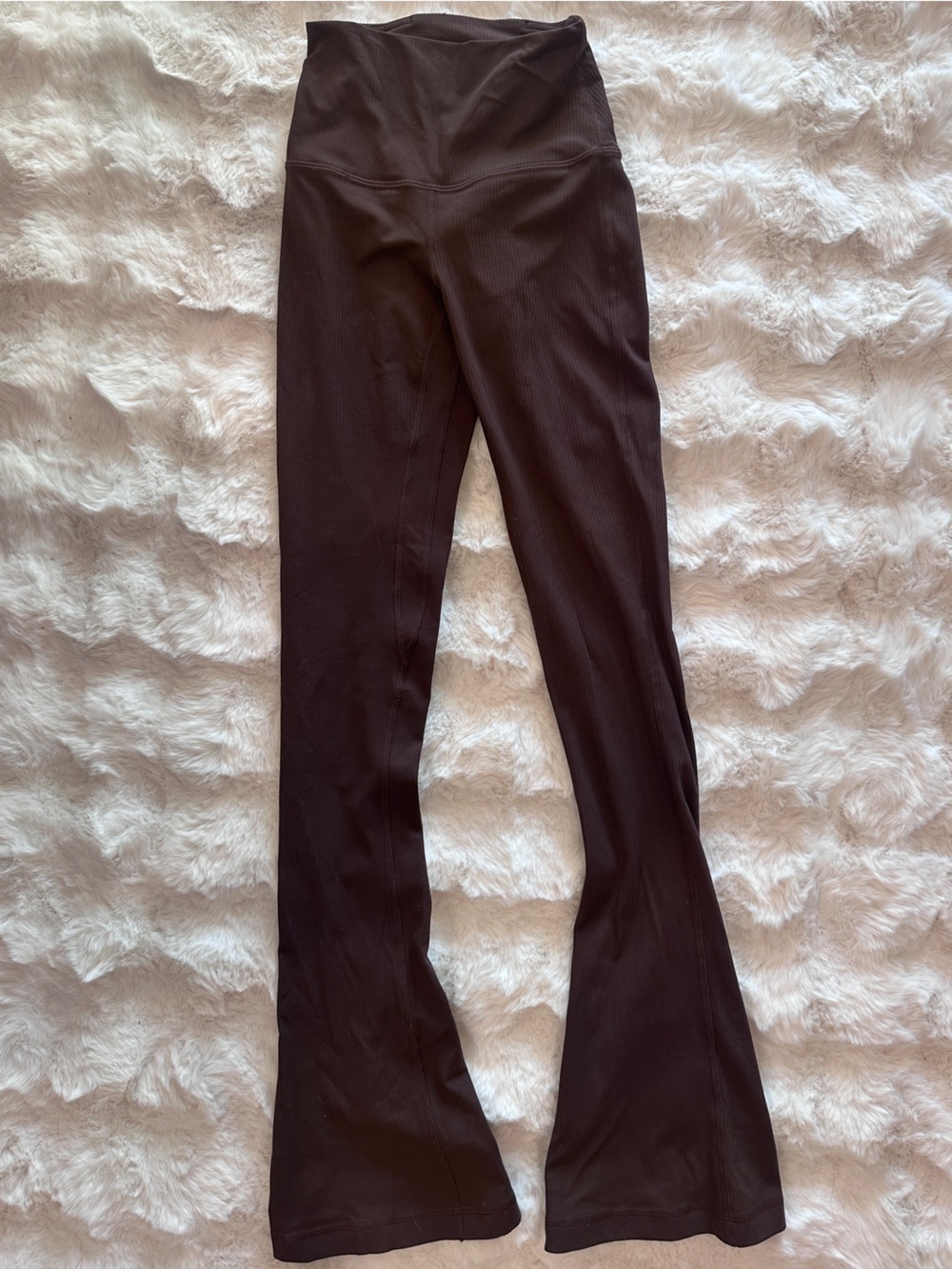 Lululemon Brown Rib Flare Pants - Size 0